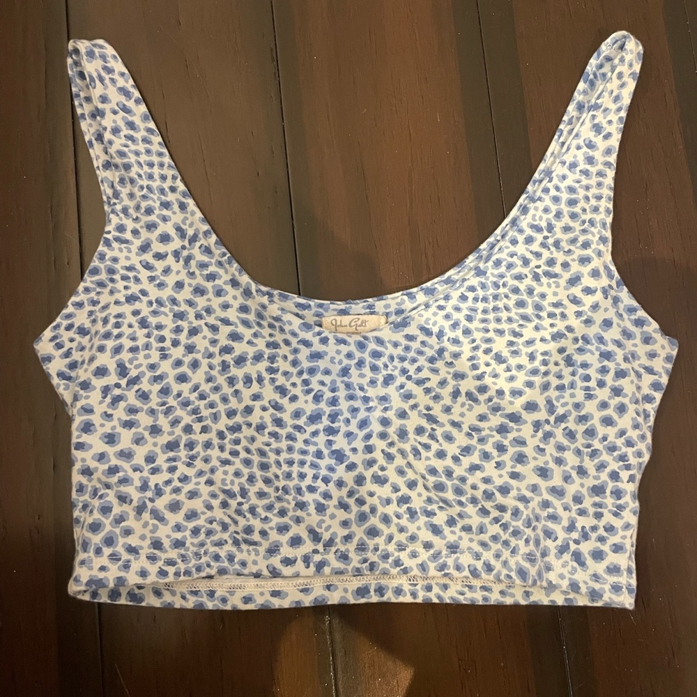 cheetah pattern brandy top